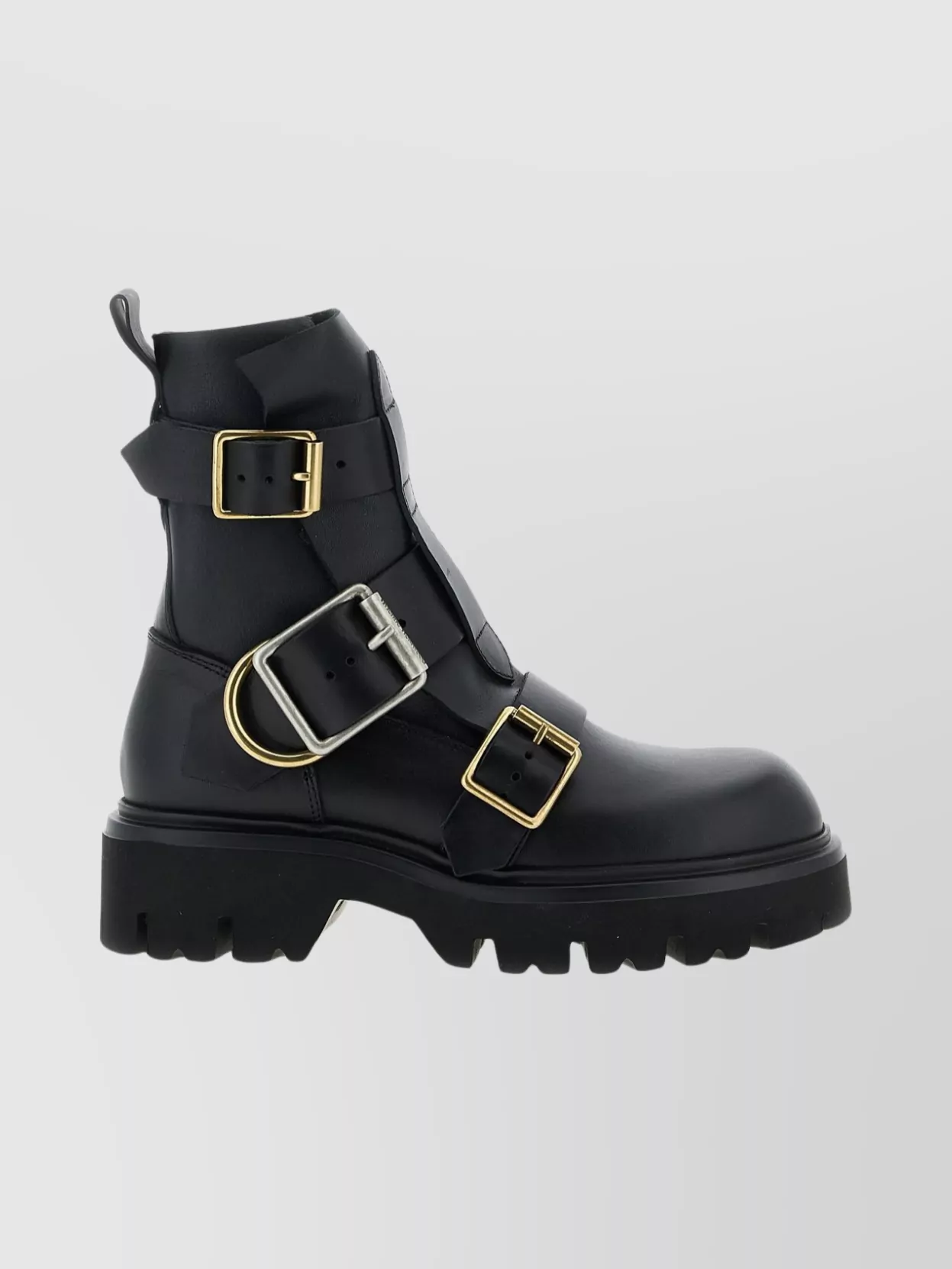 Vivienne Westwood Ankle Boots With Chunky Sole And Pull Tab In Black