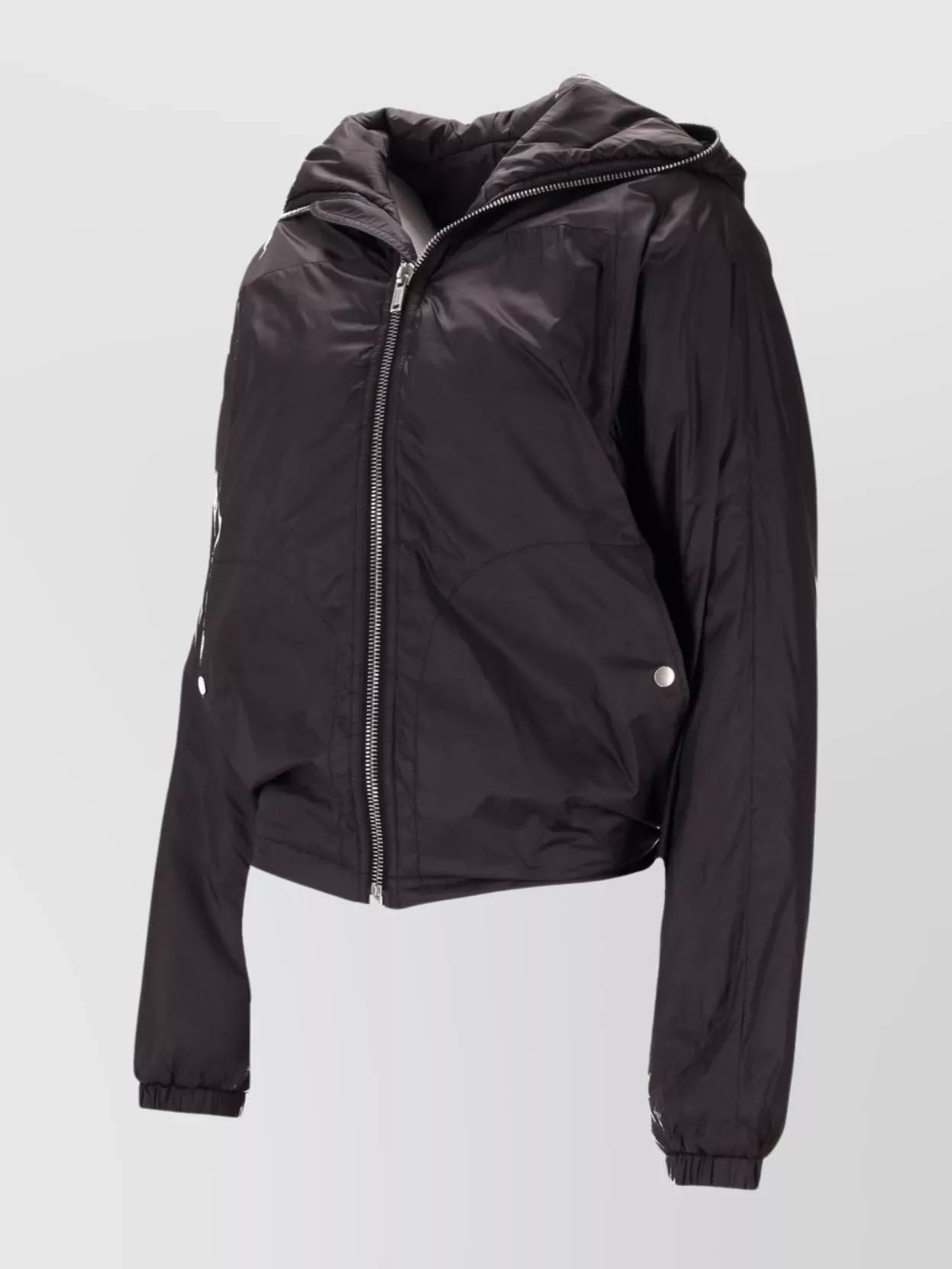 Rick Owens Windbreaker With Hood And Pockets In Brown