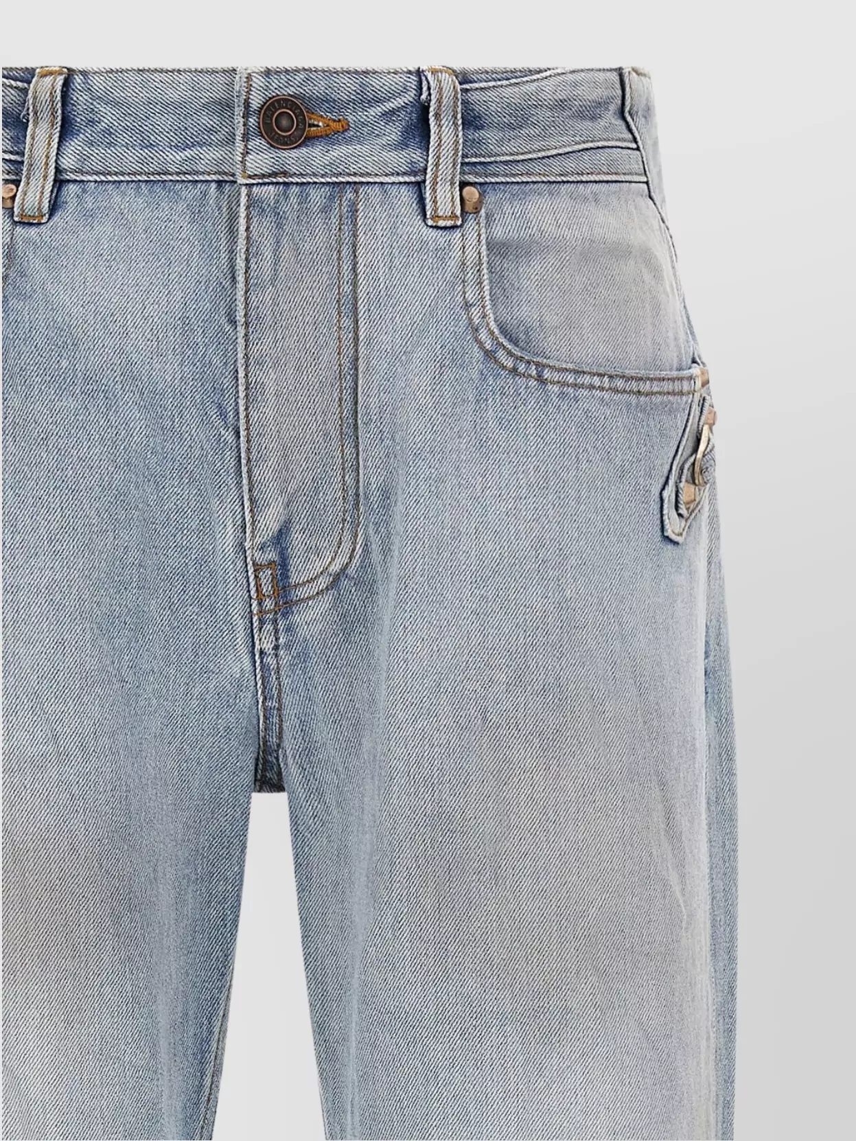 Balenciaga Urban Denim Trousers Five-Pocket Design