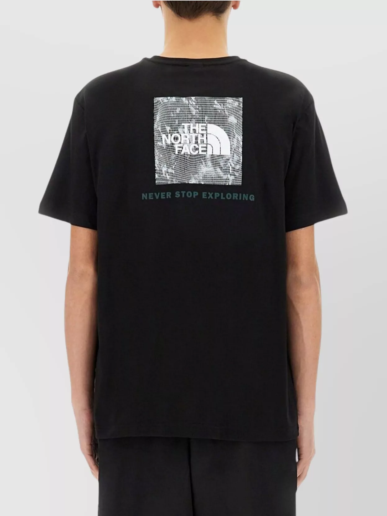 The North Face Crew Neck Graphic Print T-Shirt Straight Hem