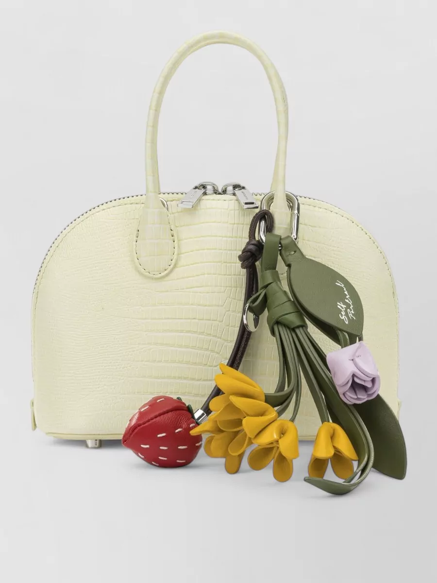 Self-Portrait small leather cross-body bag