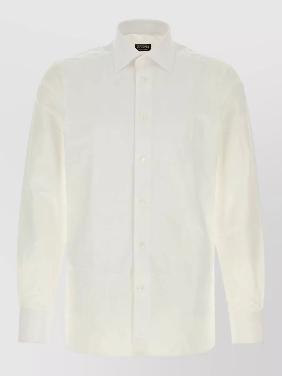 Zegna Cotton poplin shirt