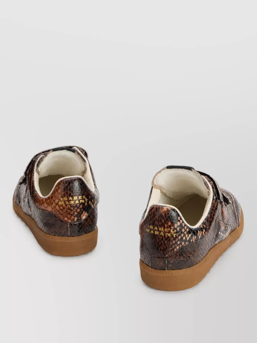 Isabel Marant Printed Leather Sneakers