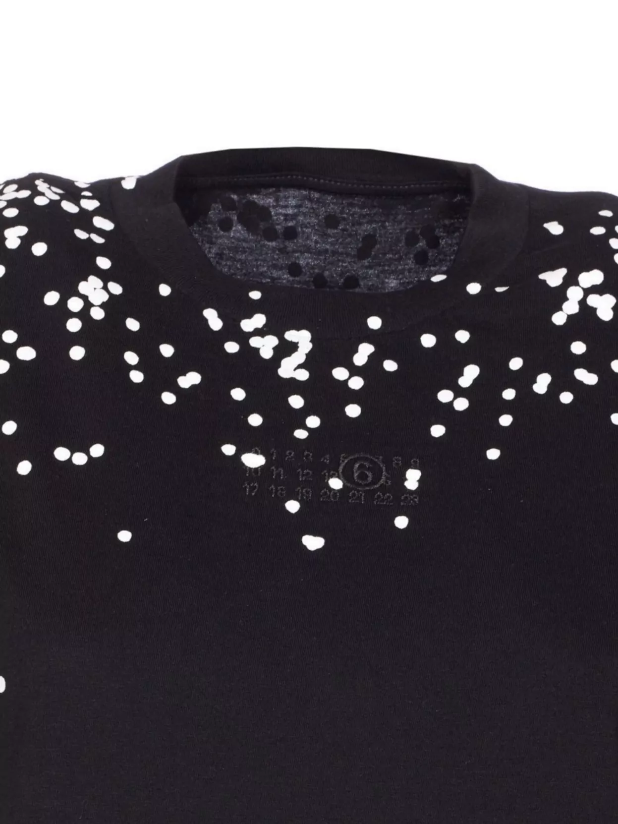 Mm6 Maison Margiela Graphic Print Crewneck Short Sleeve T-Shirt
