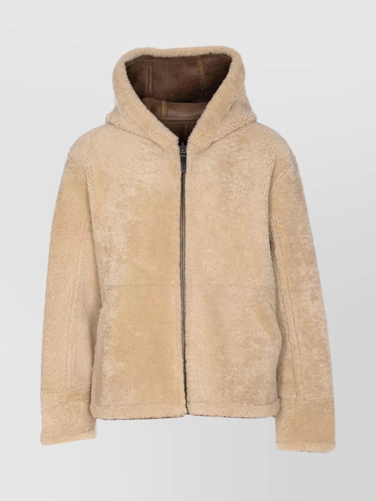 Yves Salomon Hooded Jacket With Side Pockets