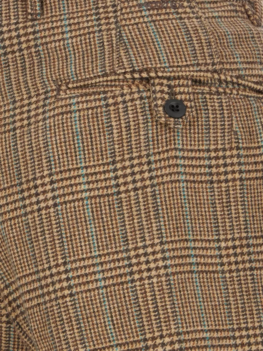 Incotex Wool-Blend Straight-Leg Trousers
