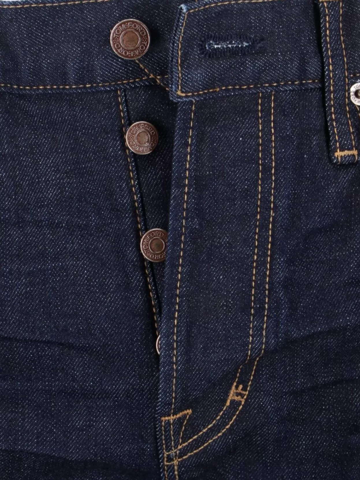 Tom Ford Straight Leg Five-Pocket Trousers With Belt Loops