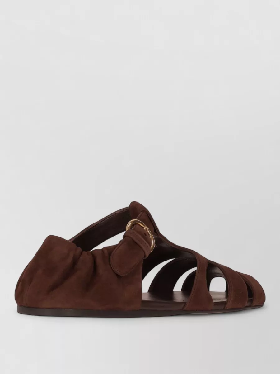 Miu Miu Leather Sandals