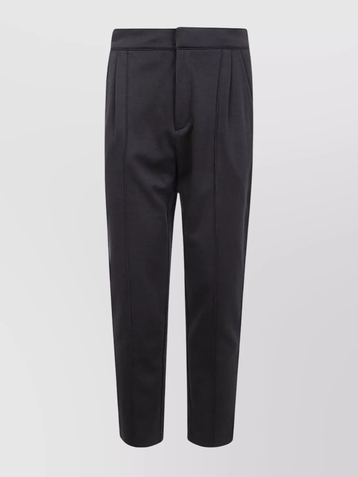 Michael Kors Knit Trousers With Pockets And Pleats In Black