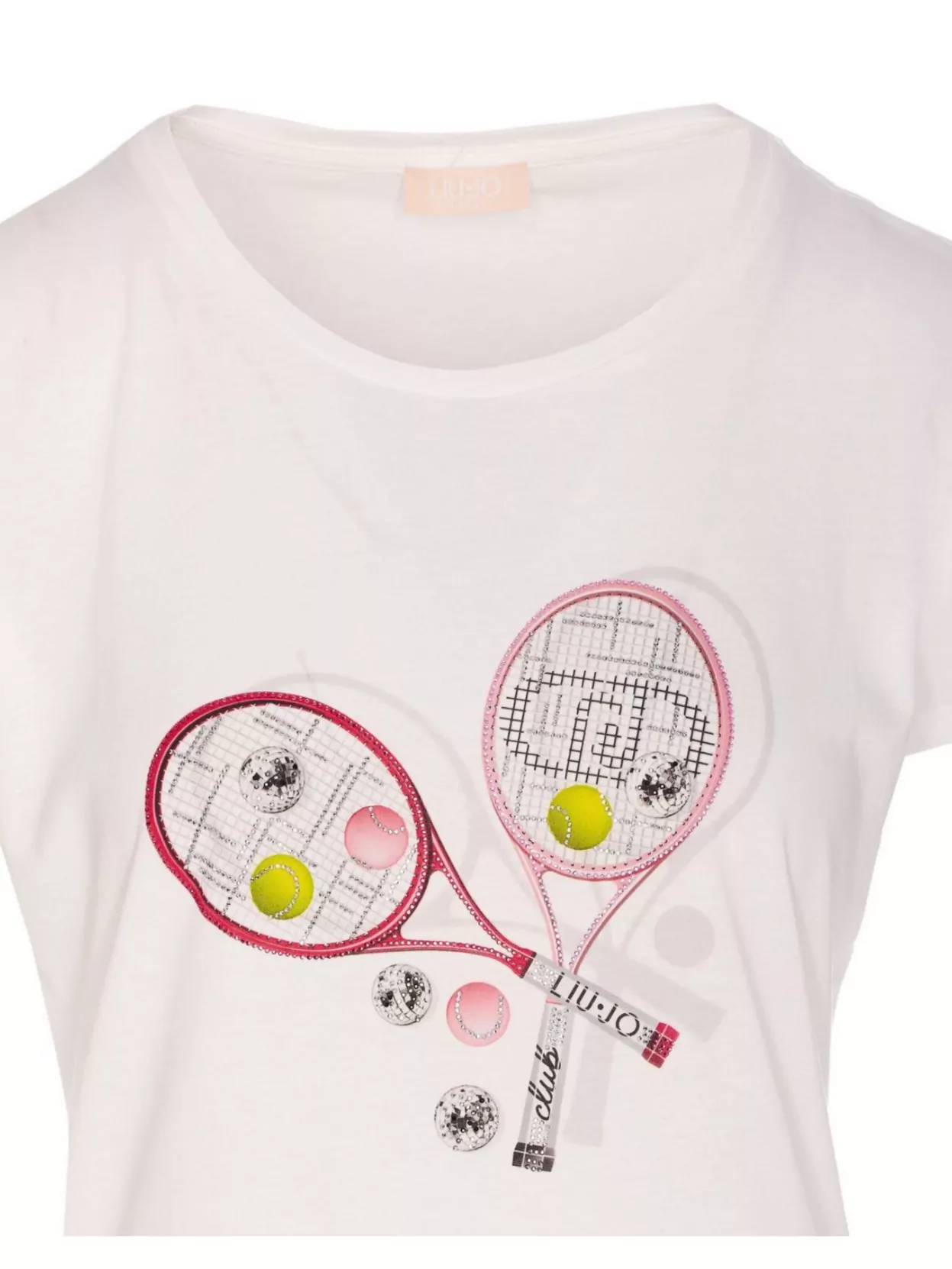 Liu •jo Liu Jo Embellished Graphic Printed T