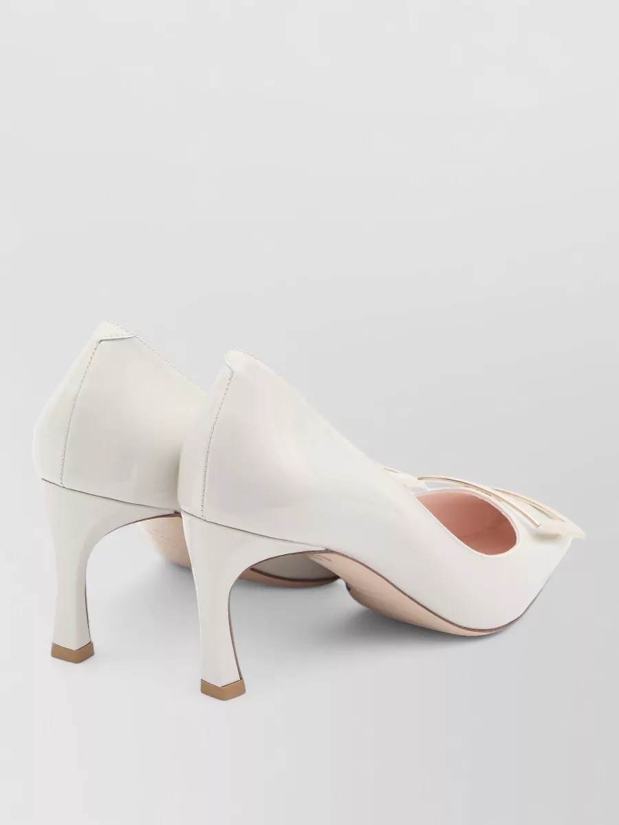 Roger Vivier Belle Vivier Trompette Leather Pumps