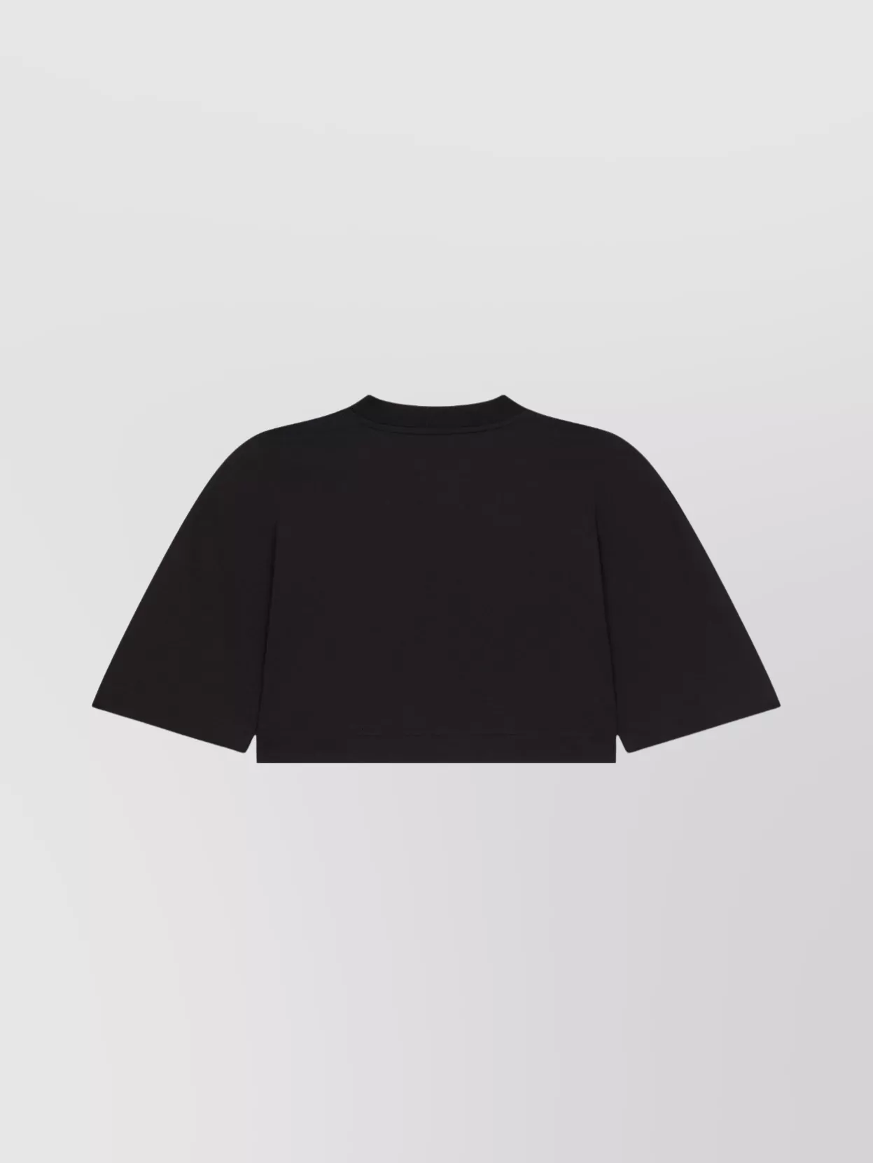 Givenchy Short Sleeve Cropped T-Shirt With 3D Print