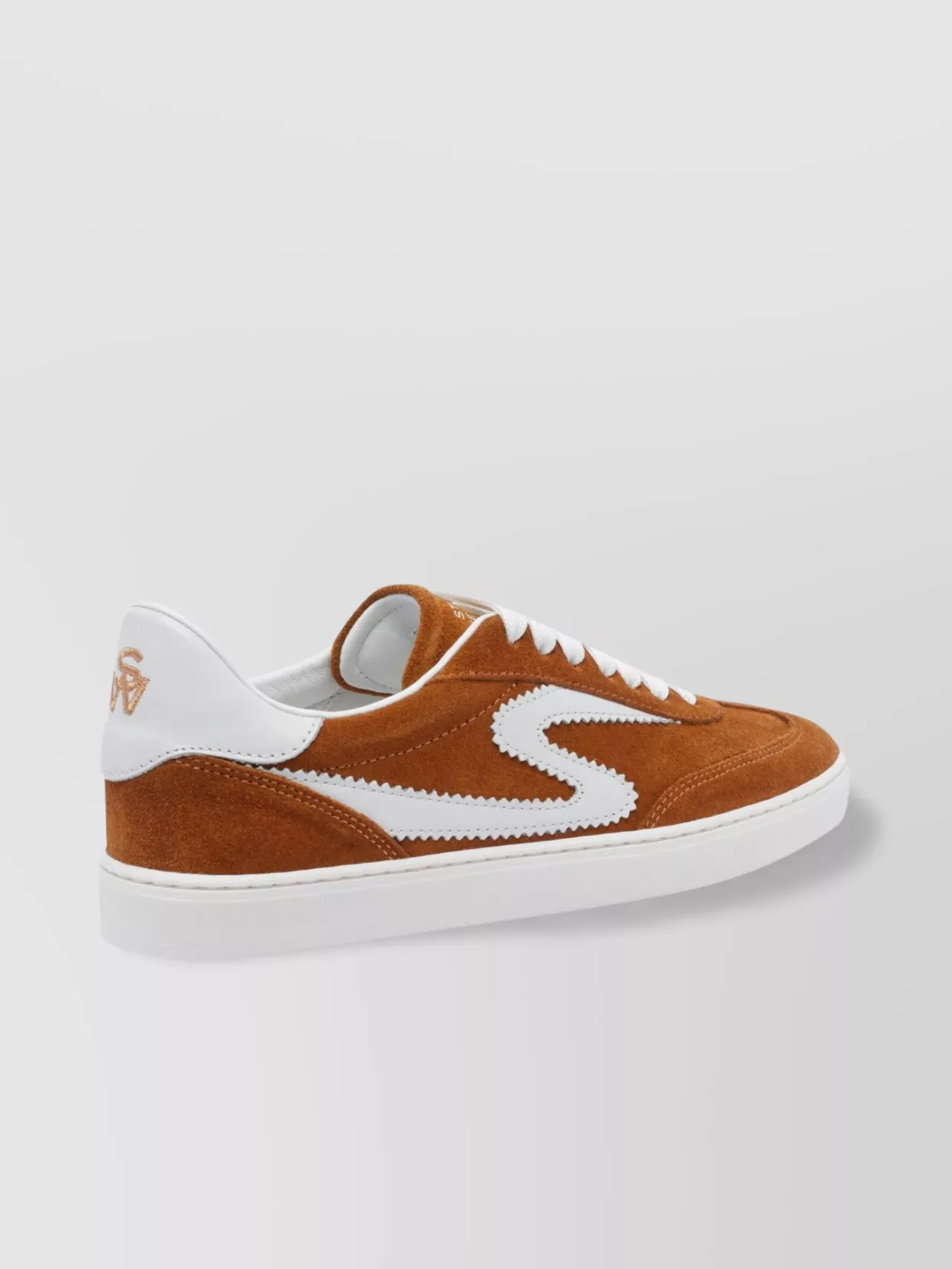 Stuart Weitzman , Sw Runaround Sneaker, Sneakers, Hazel/white, Suede/calf