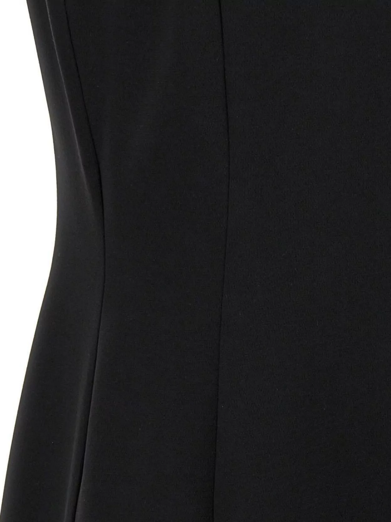 Theory Flare Dress Waist Round Neckline In Black