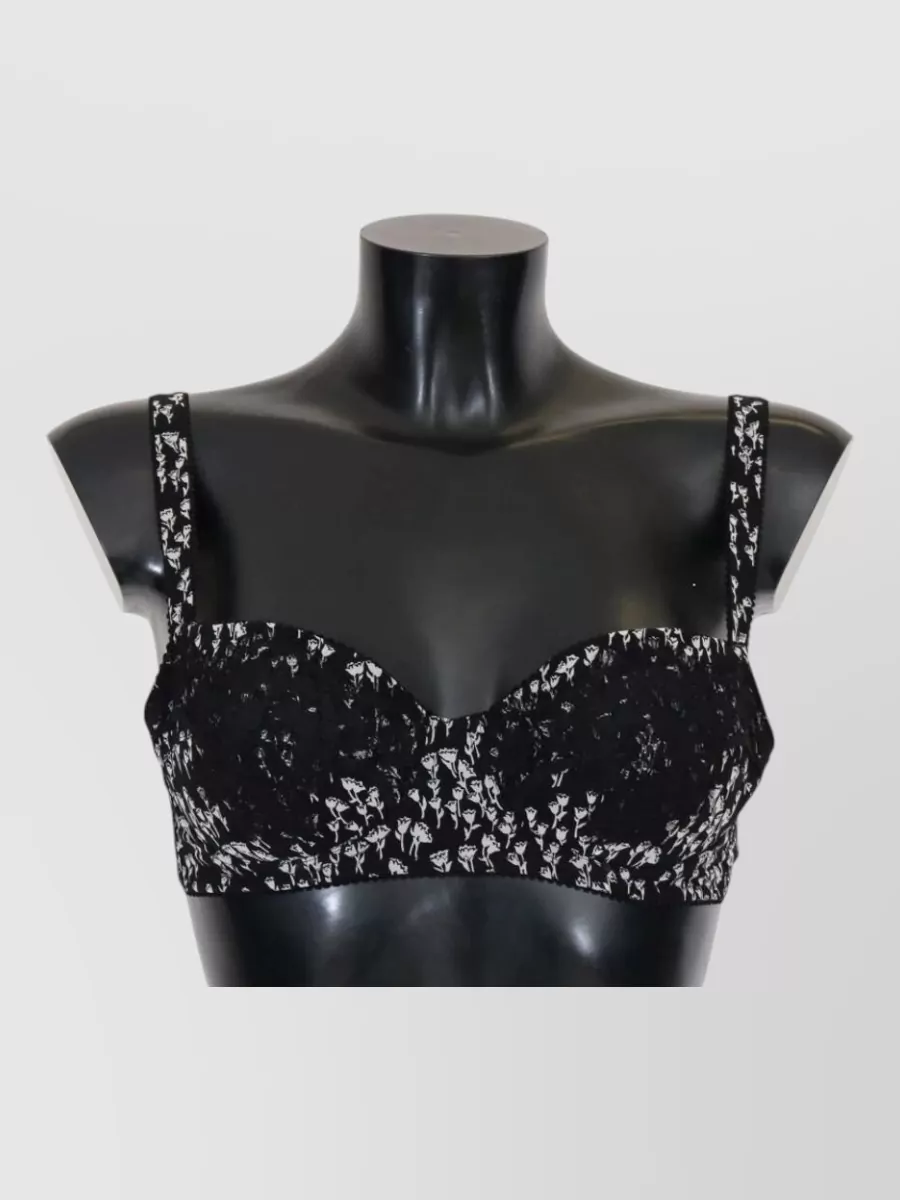 Dolce&Gabbana silk lace underwire bra