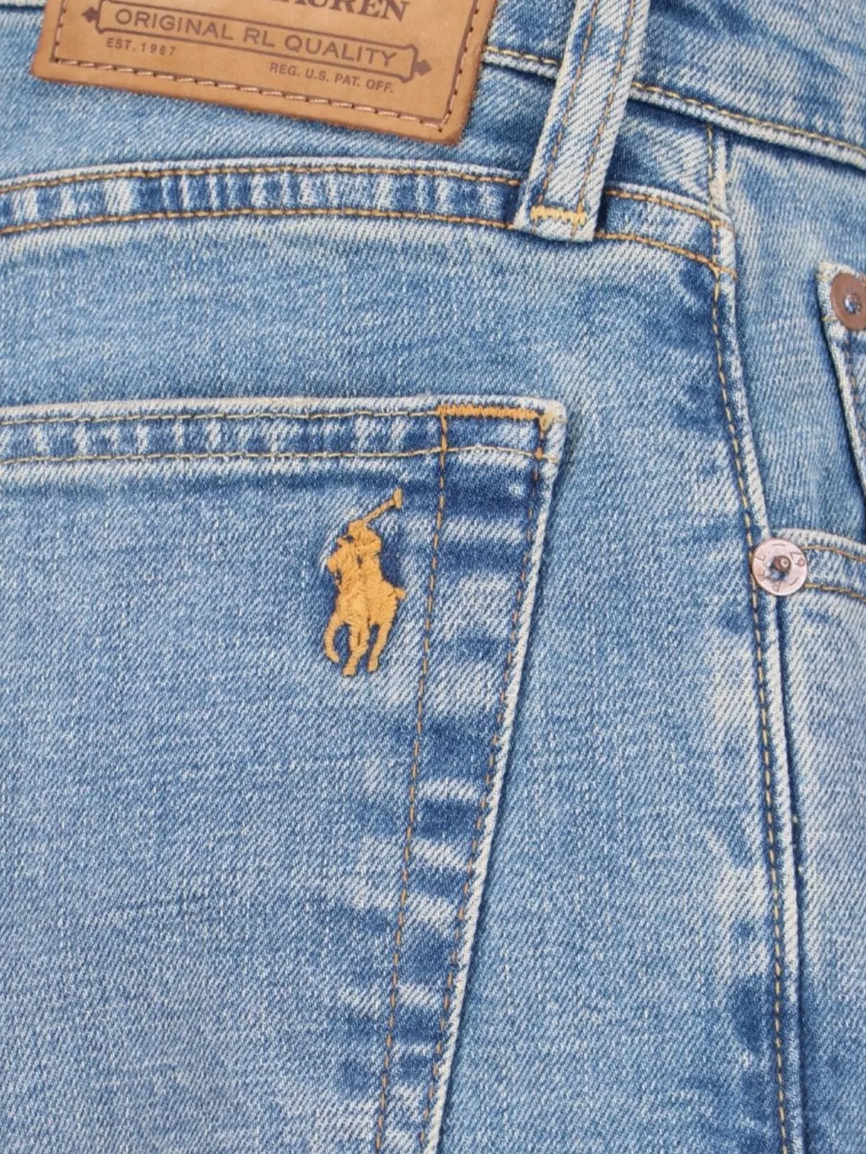 Polo Ralph Lauren Straight Trousers With Belt Loops