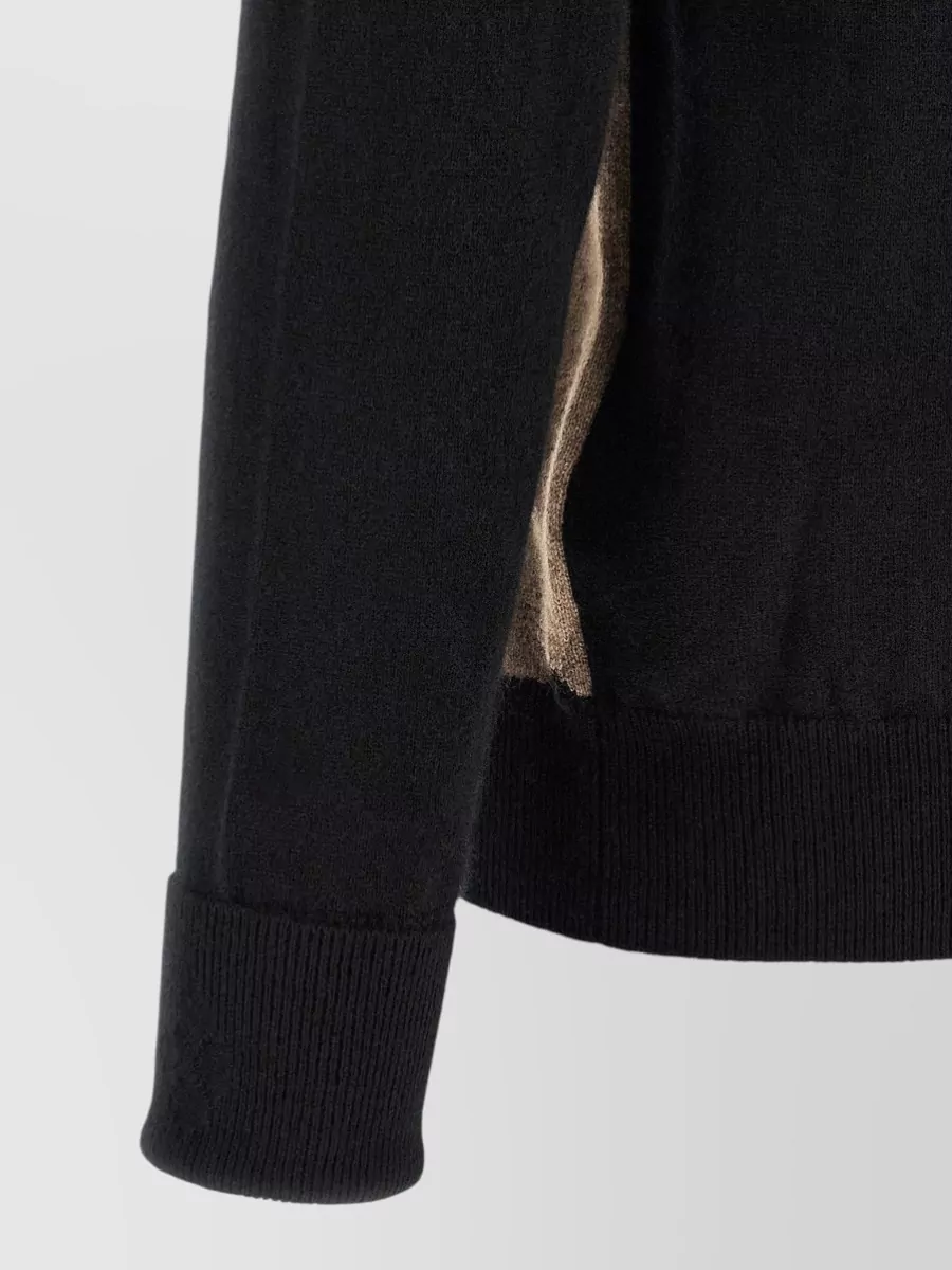 Ballantyne Cashmere Diamond Intarsia Crew Neck Jumper