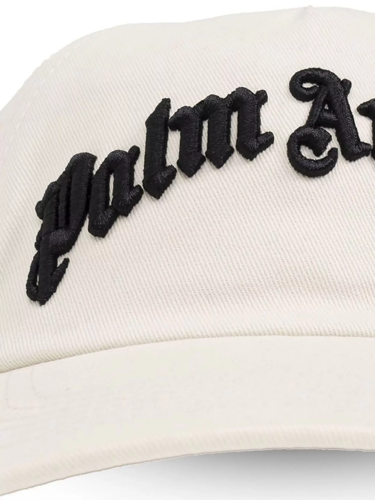 Palm Angels Embroidered Logo Baseball Cap With Curved Peak