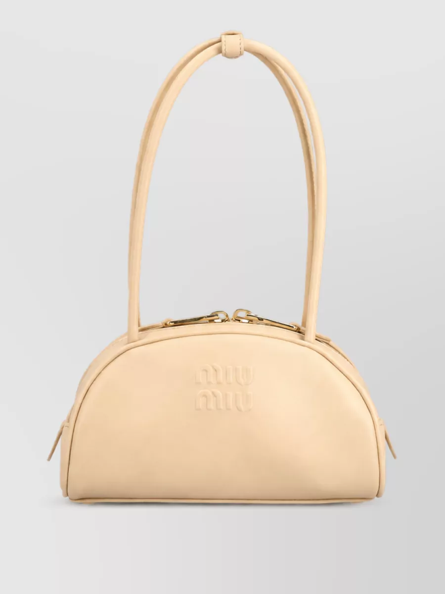 Miu Miu beau leather clutch bag