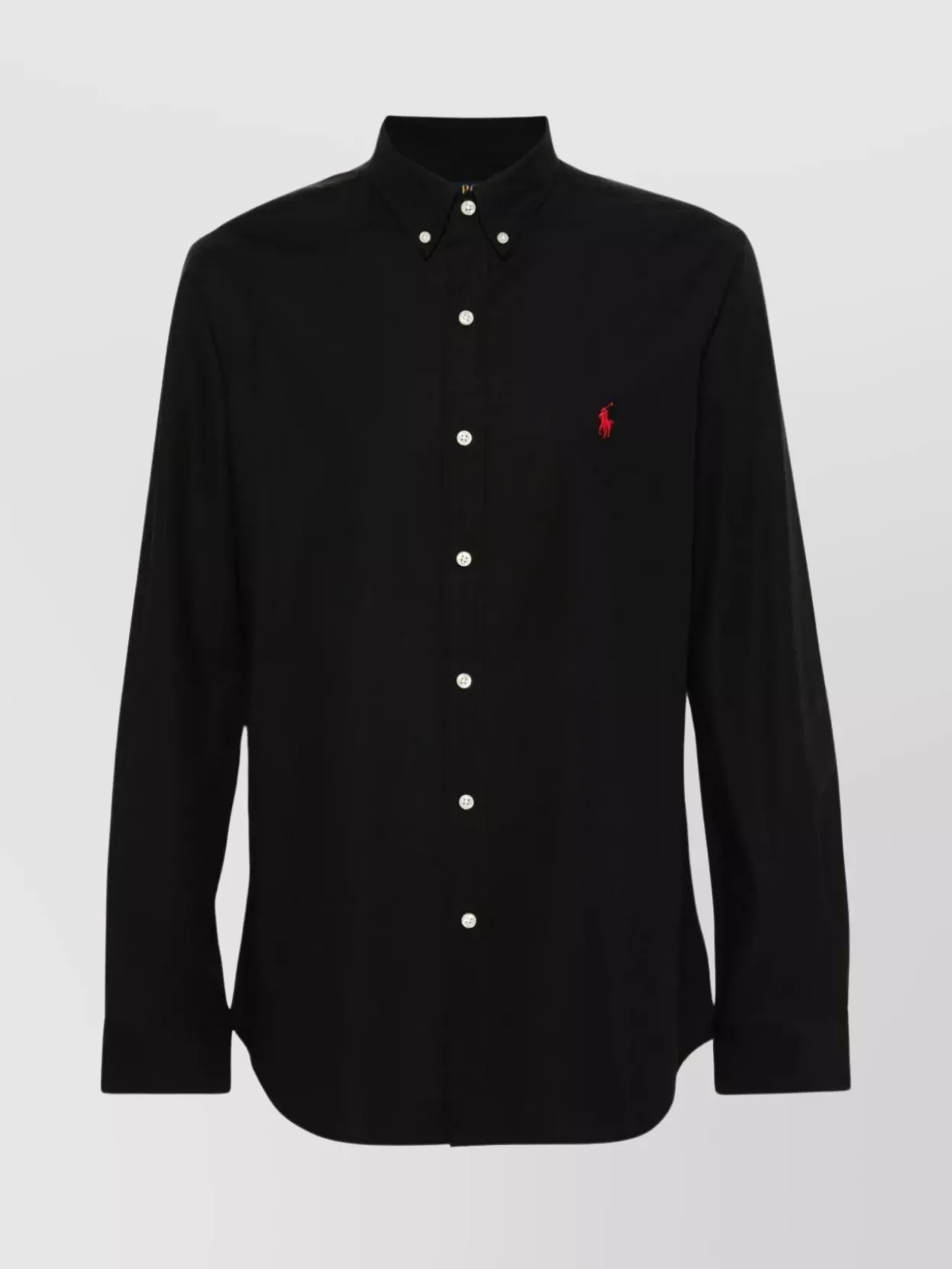 Shop Polo Ralph Lauren Collared Oxford Shirt With Buttoned Cuffs