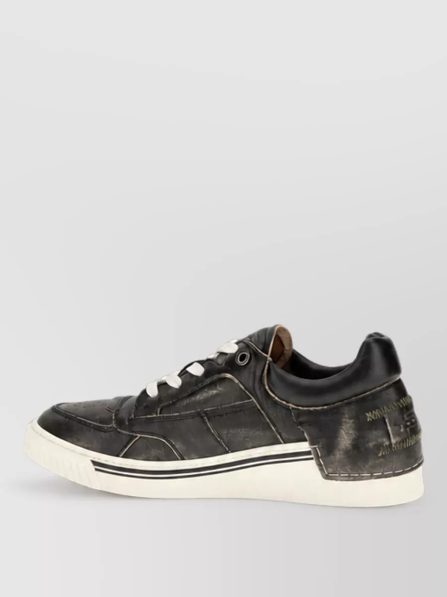 Fendi Leather Low-Top Sneakers