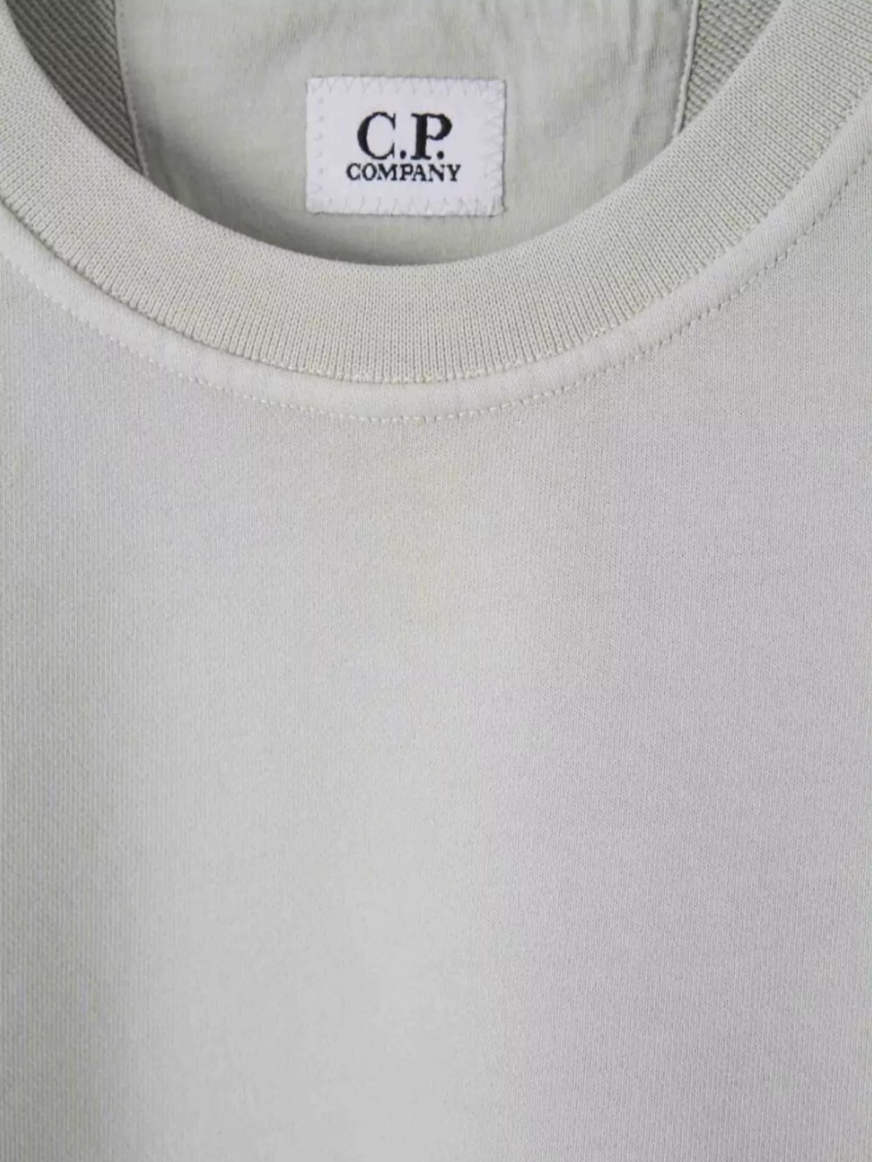 C.p. Company Crew Neck Sweater With Sleeve Patch Pocket