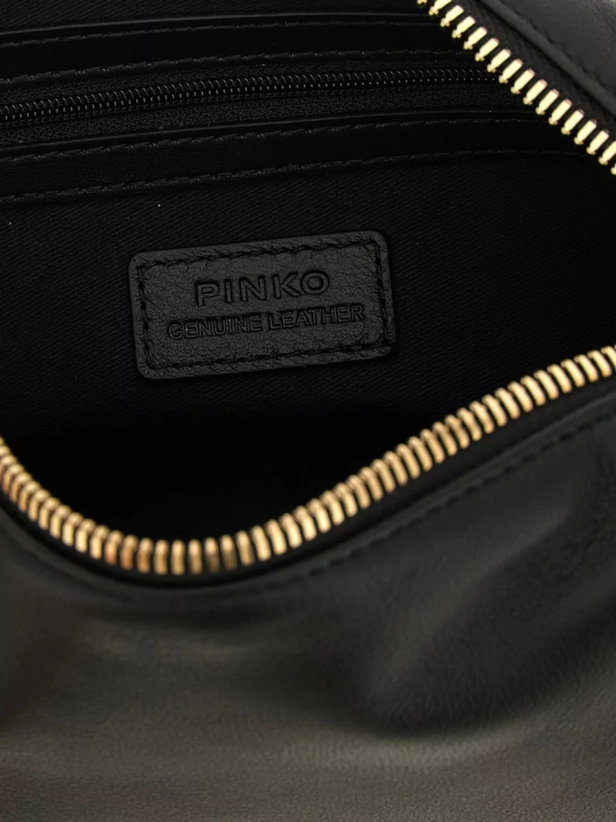 Pinko Love Bag Mini Leather Clutch Bag