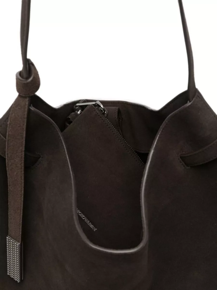 Emporio Armani Leather Bucket Bag