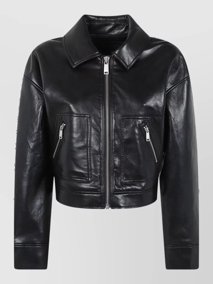 Anine Bing recycled leather jacket