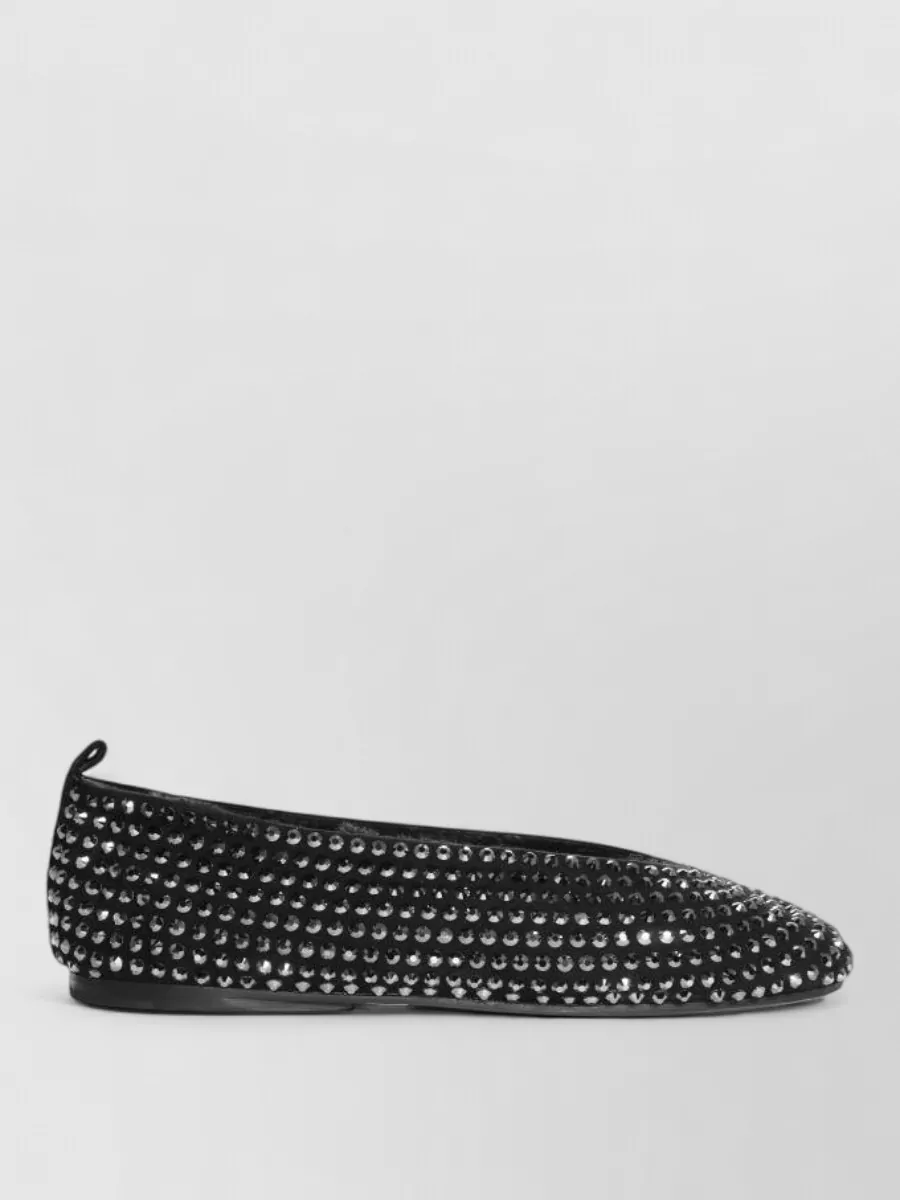 La Rose Crystal-Embellished Ballerina Shoes