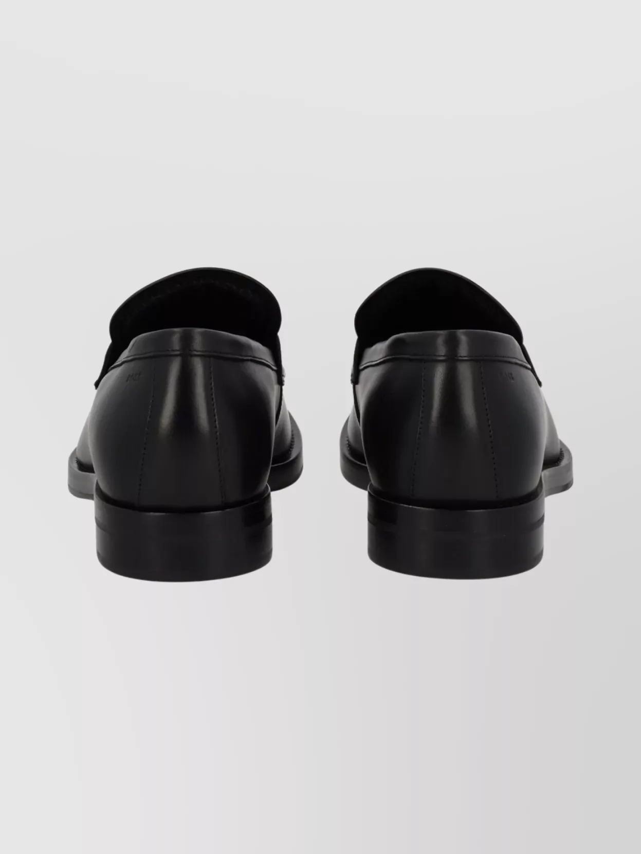 Boss Round Toe Loafers Featuring Rubber Sole