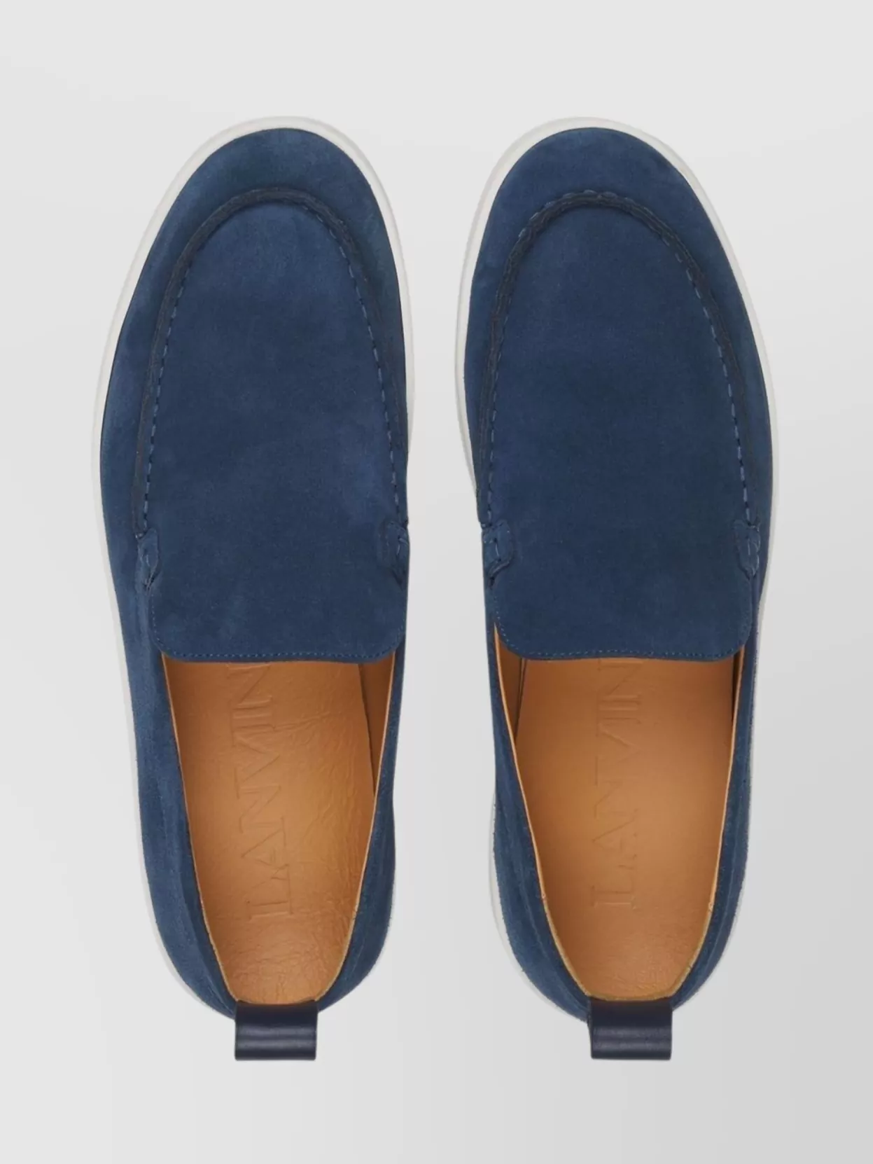 Lanvin Slip-on Suede Sneakers With Contrasting Rubber Sole