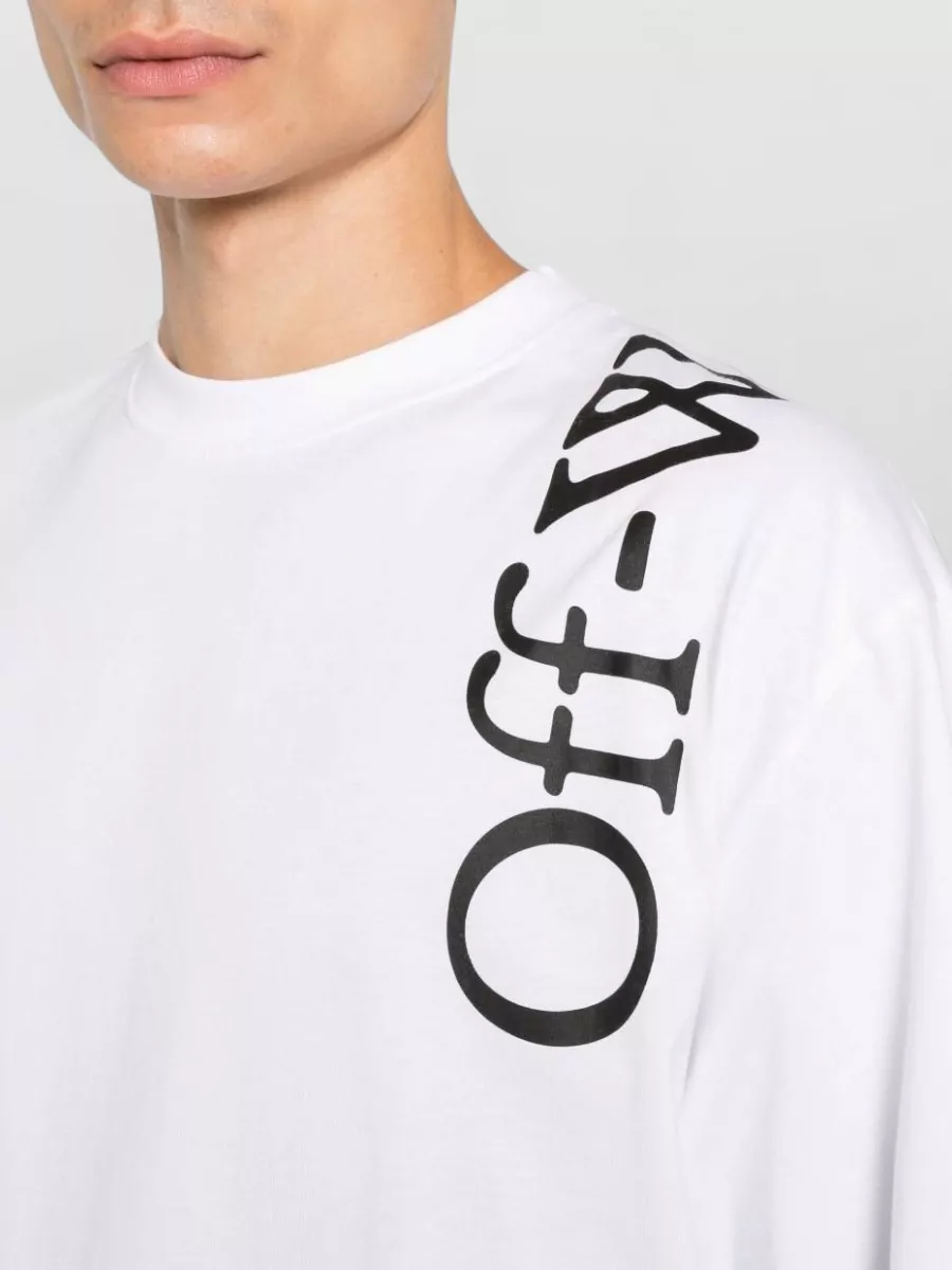 Off-White Logo Print Cotton T-Shirt