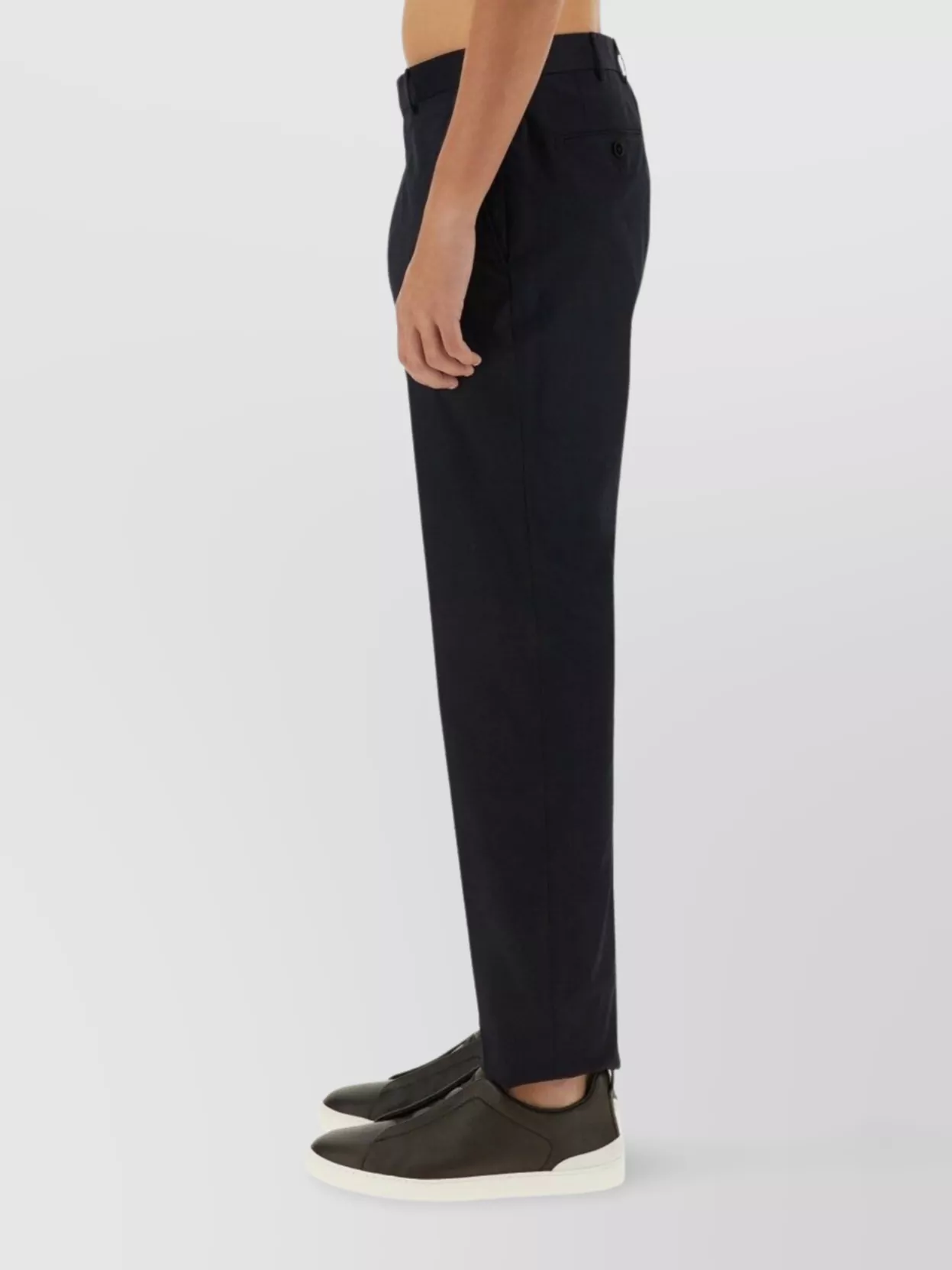 ZEGNA STRAIGHT LEG TROUSERS POCKETS