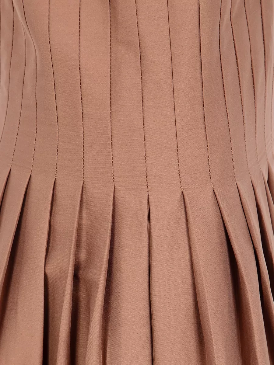 Semicouture Cotton Poplin Midi Dress