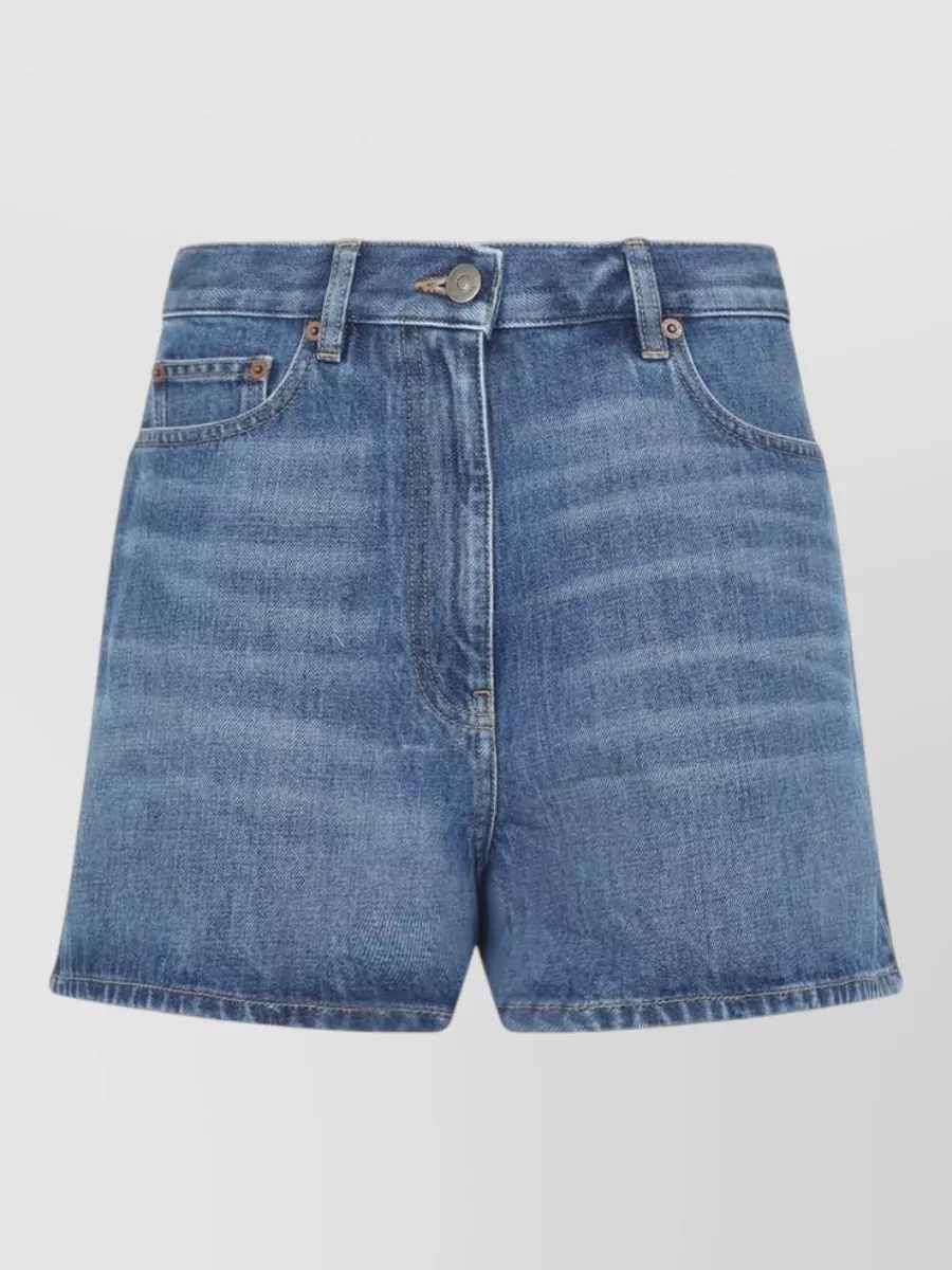 Valentino denim tailored shorts