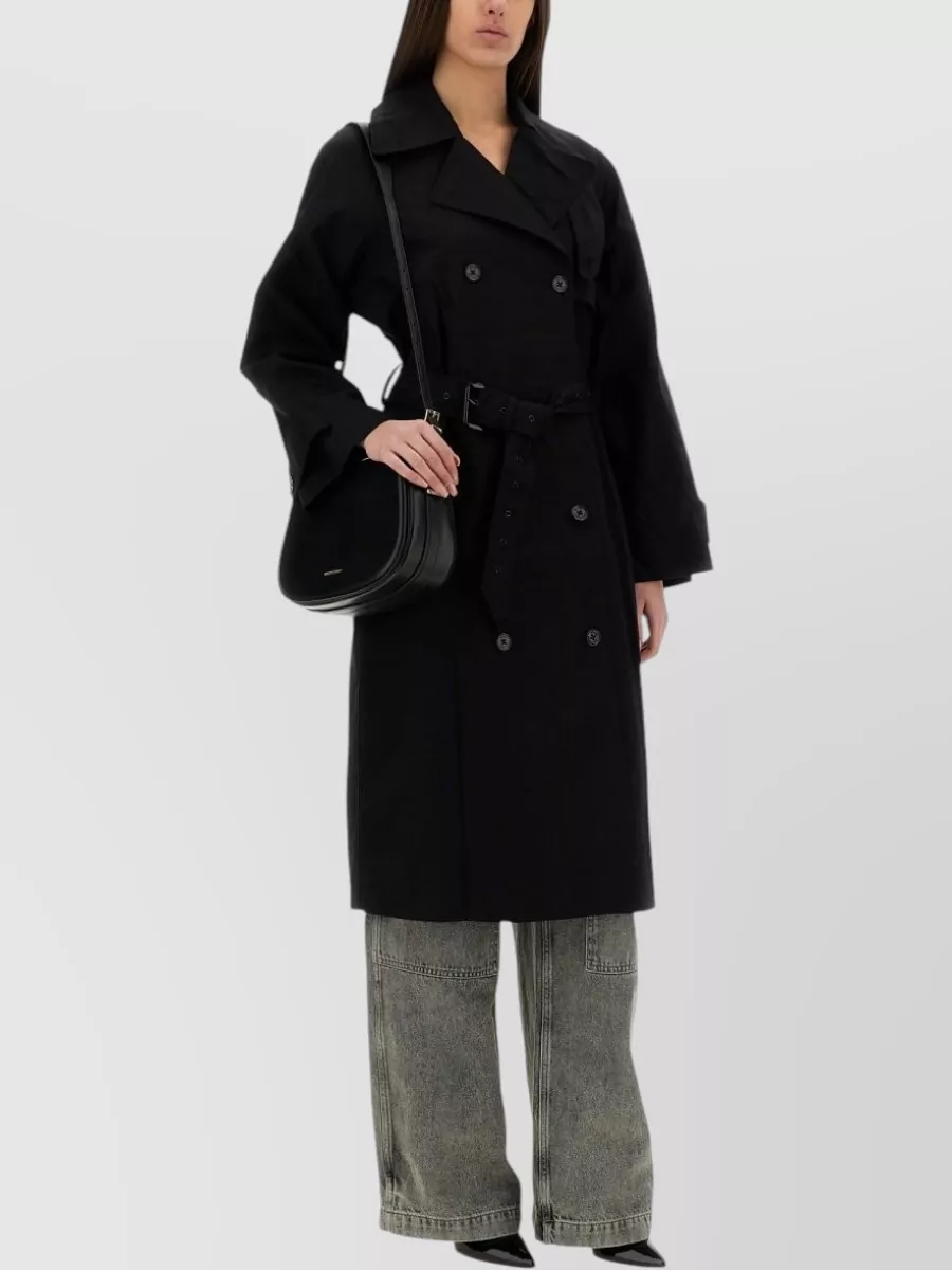 Michael Kors Cotton Wide-Leg Cargo Jeans