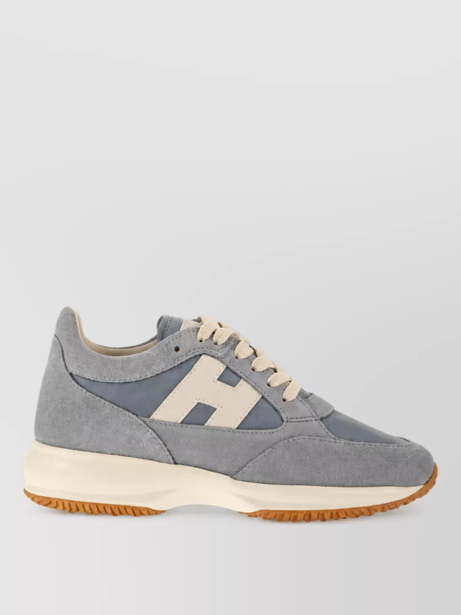 Hogan Leather Lace-Up Sneakers