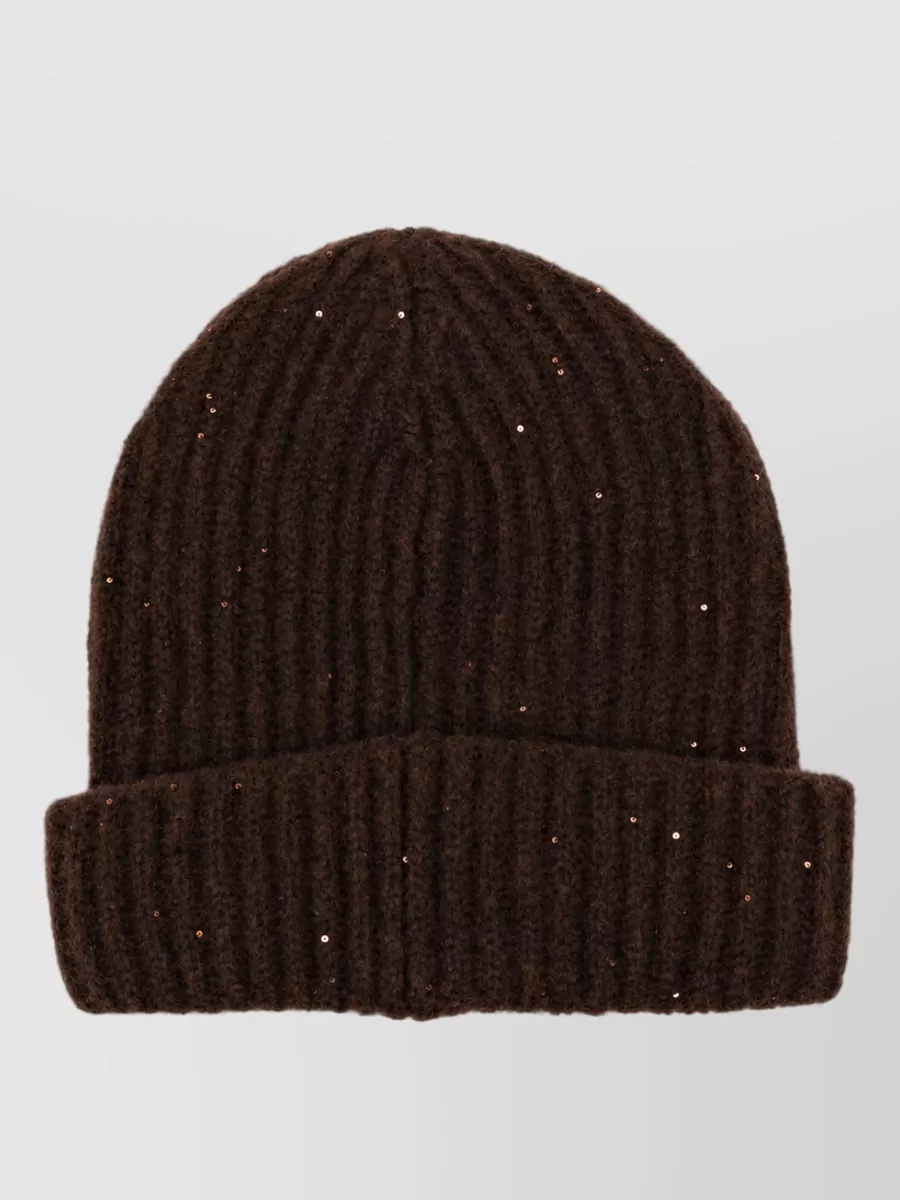 Roberto Collina ribbed cashmere silk beanie