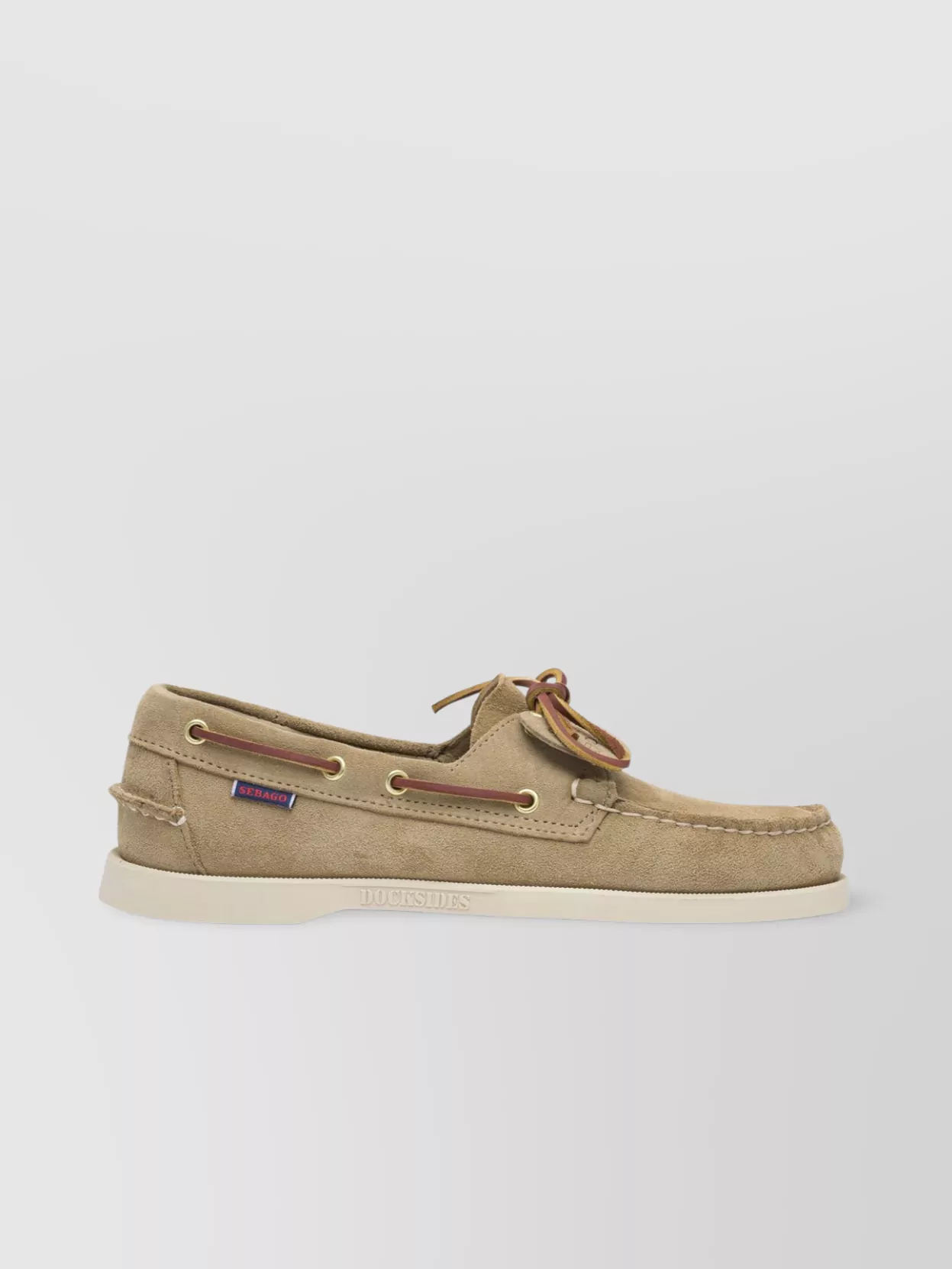 Sebago Slip-on Shoes With Rubber Sole And Suede Finish