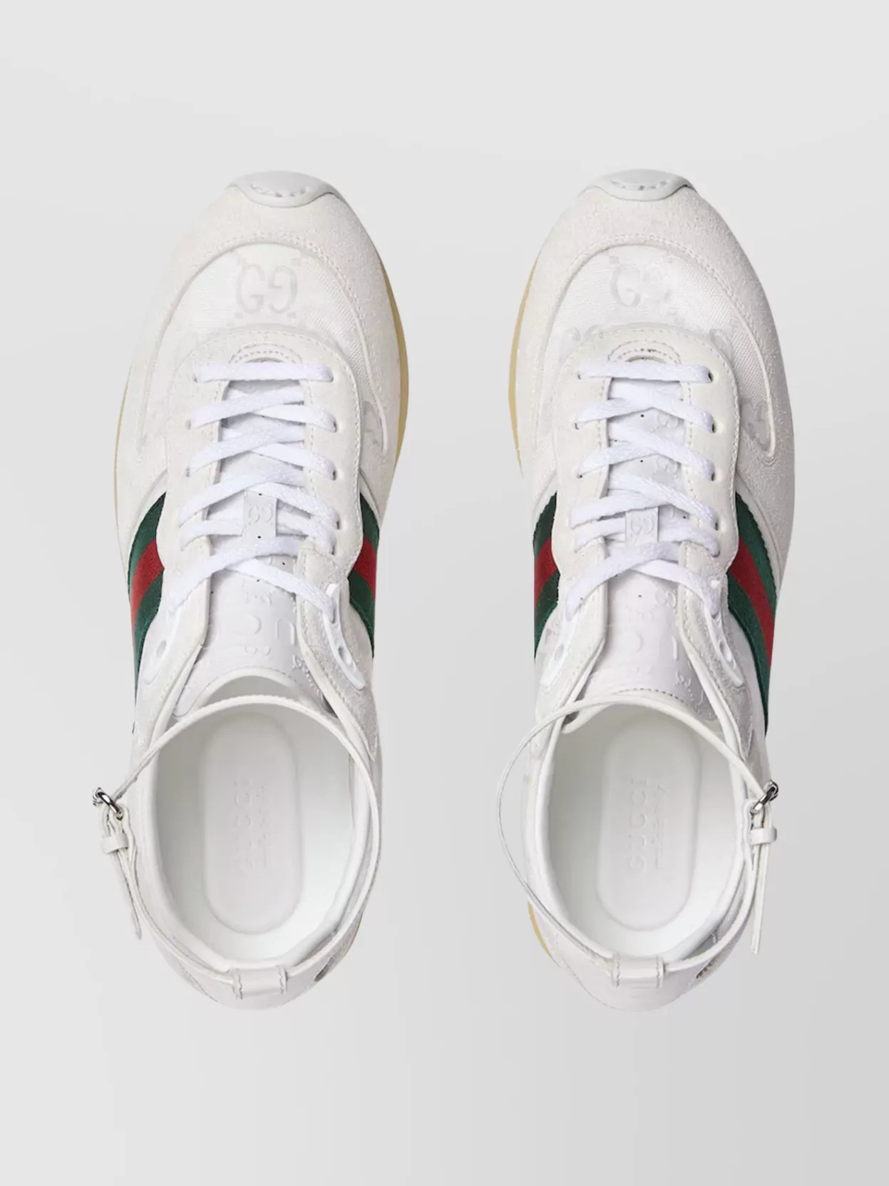 Gucci Motion Sneaker With Adjustable Ankle Strap