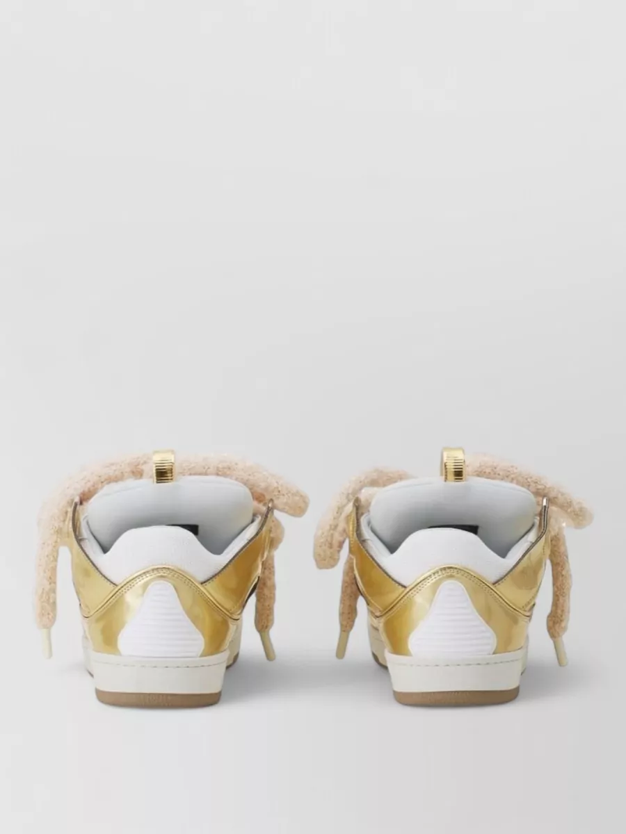 Lanvin Leather Low Top Sneakers