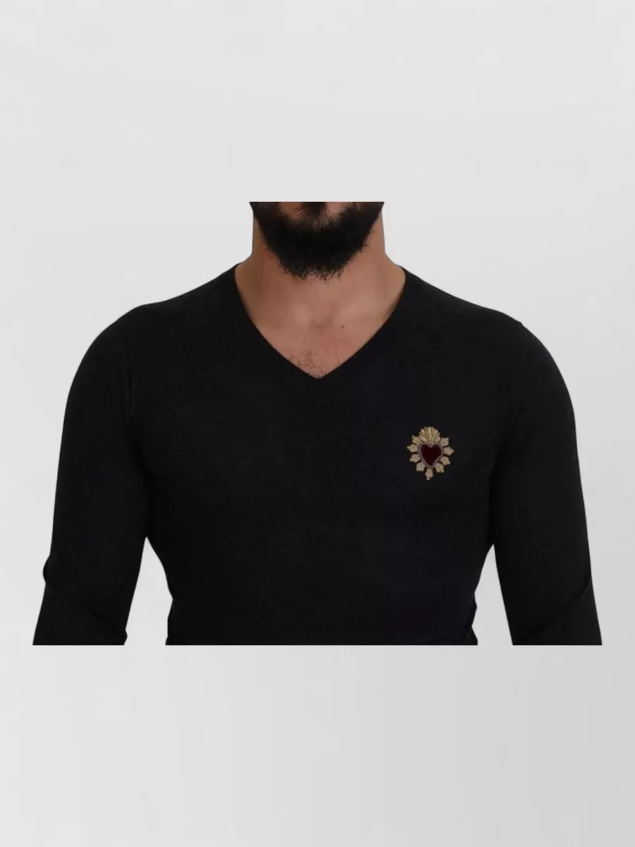 Dolce&Gabbana Cashmere V-Neck Sweater