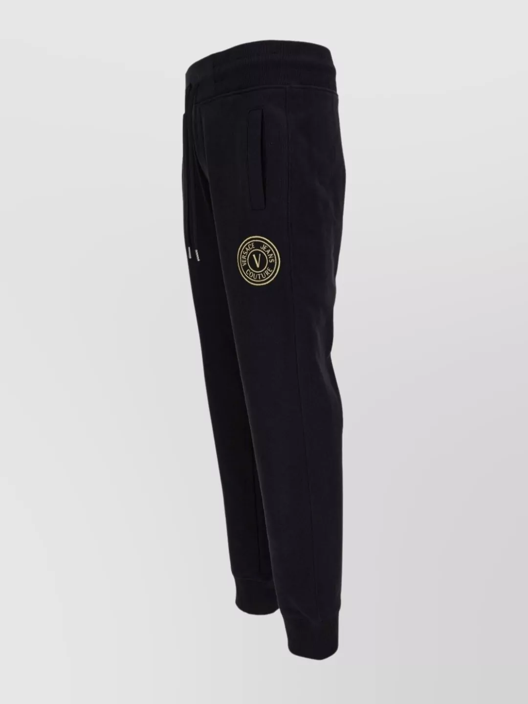 Versace Jeans Couture Logo Jogger Pants Featuring Side Pockets