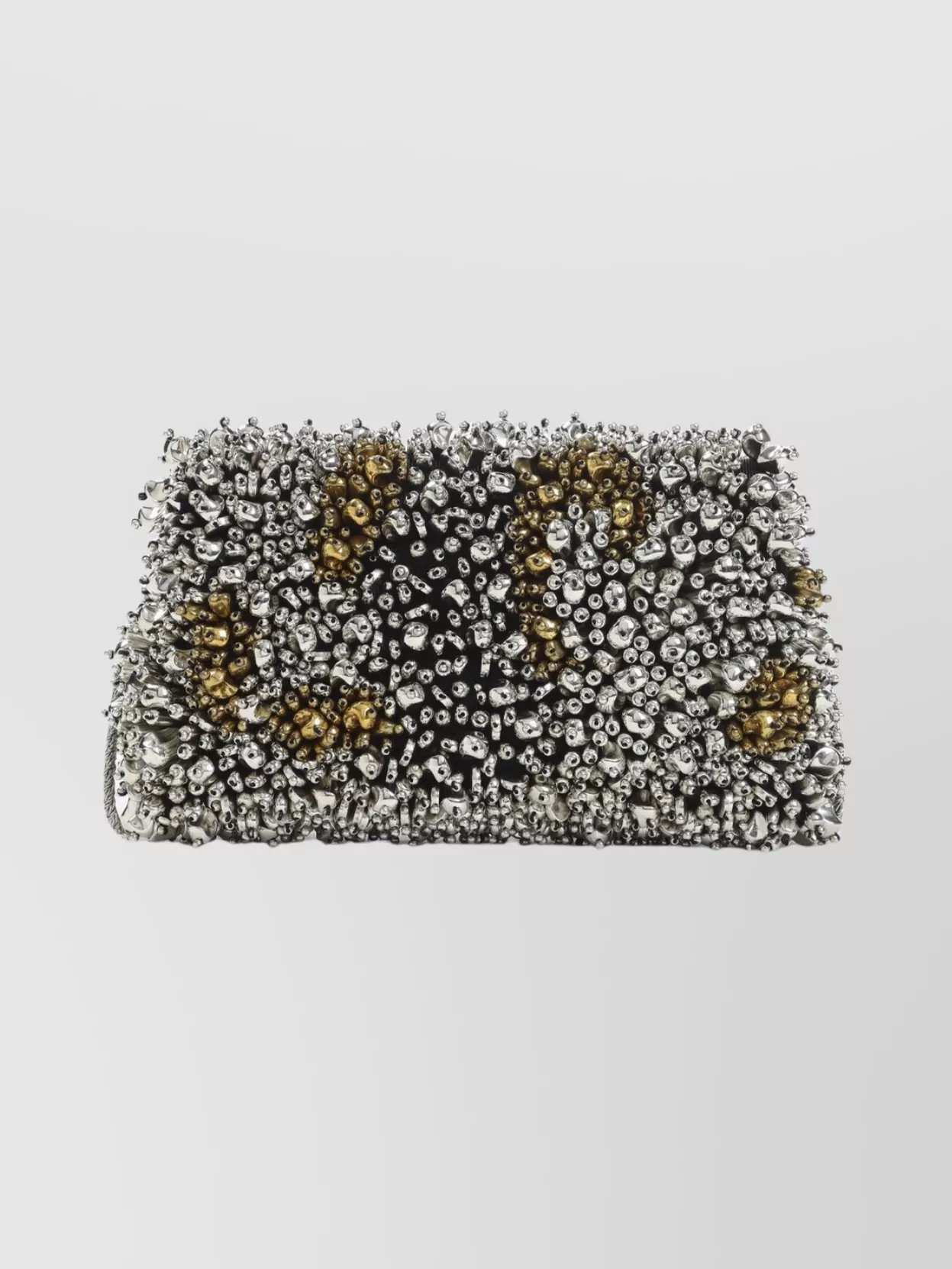 Dries Van Noten Small Chain Strap Beaded Clutch Bag