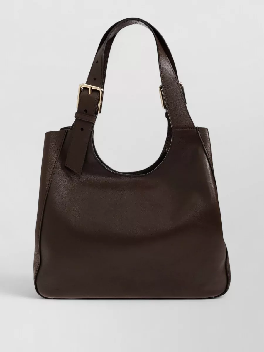 Furla Medium Grained Leather Shoulder Bag