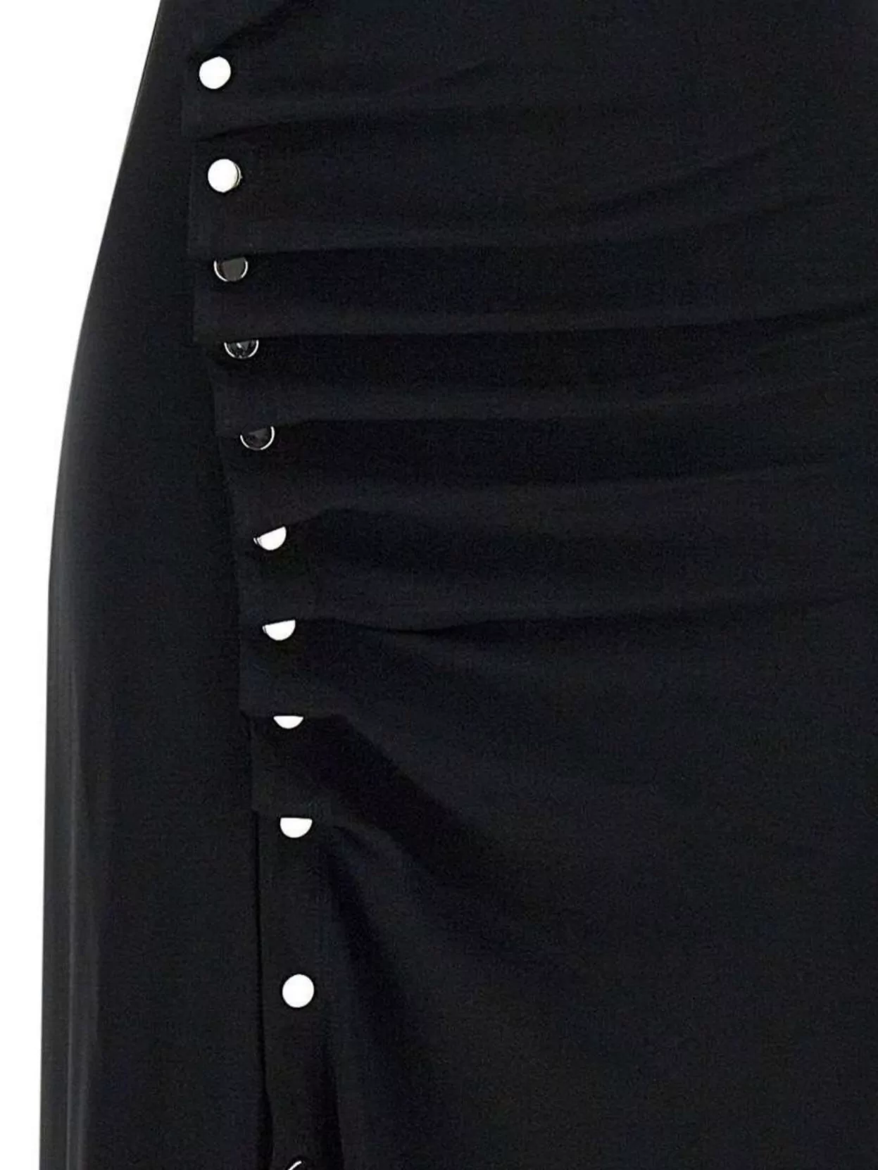 Paco Rabanne Draped Jersey Midi Dress