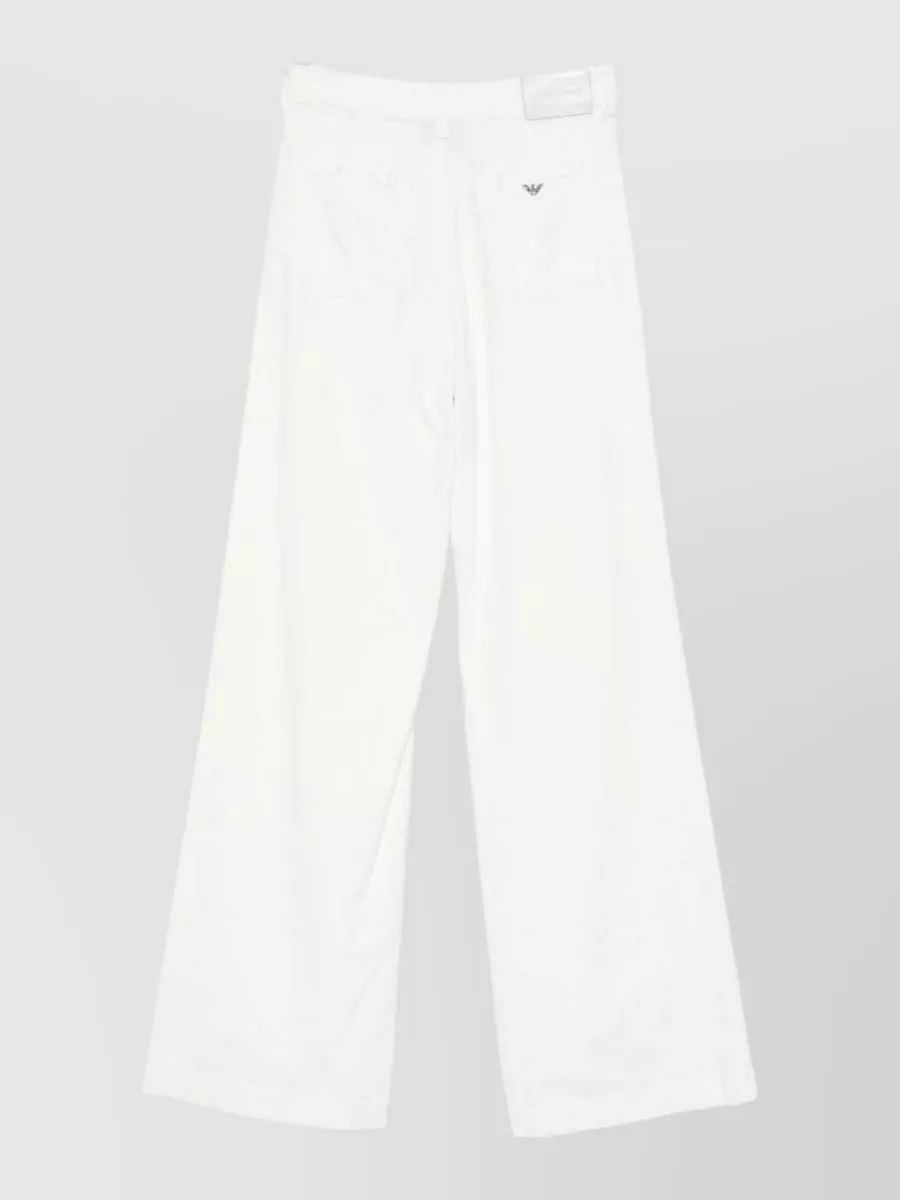 Emporio Armani corduroy wide-leg jeans