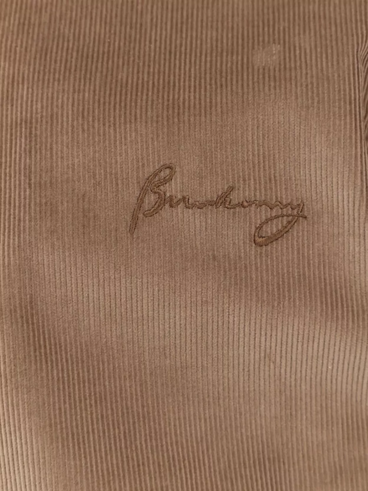 Burberry Corduroy Jacket Logo Embroidery