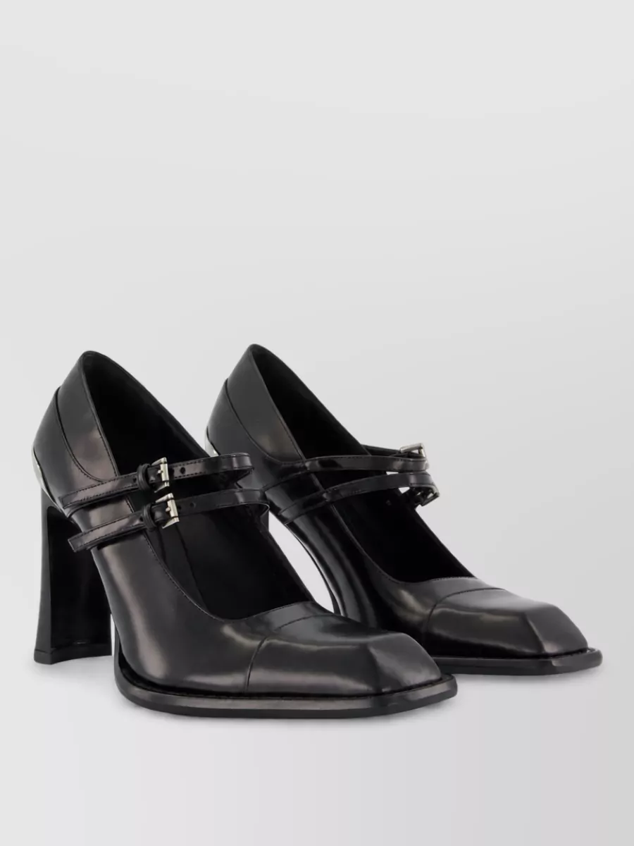 Alexander McQueen leather mary jane pumps